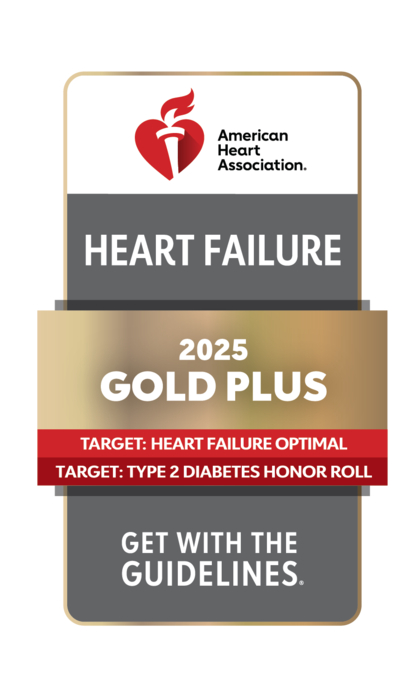 Get with the guidelines heart failure gold plus badge