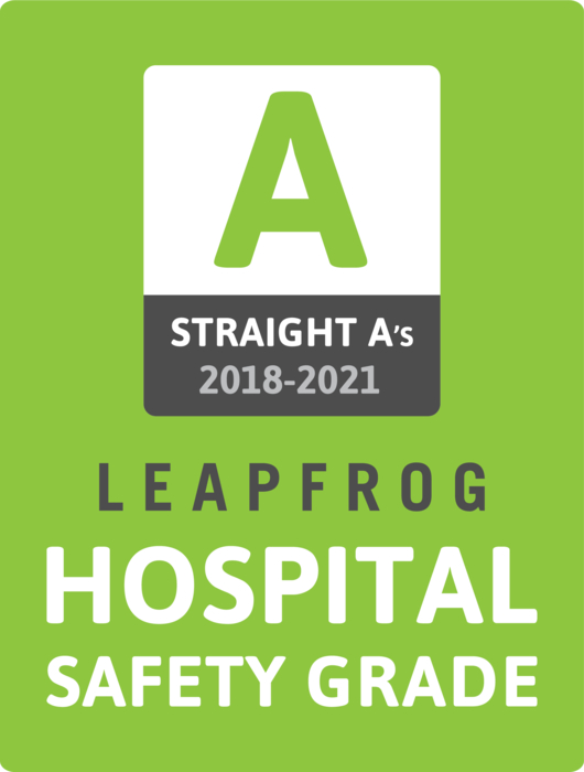 Grado A de seguridad hospitalaria de Leapfrog
