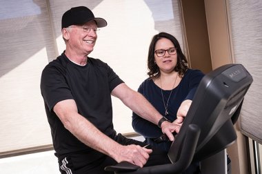 NNMC Living Well, Don Roberts Physical Therapy He thought his skiing days were over