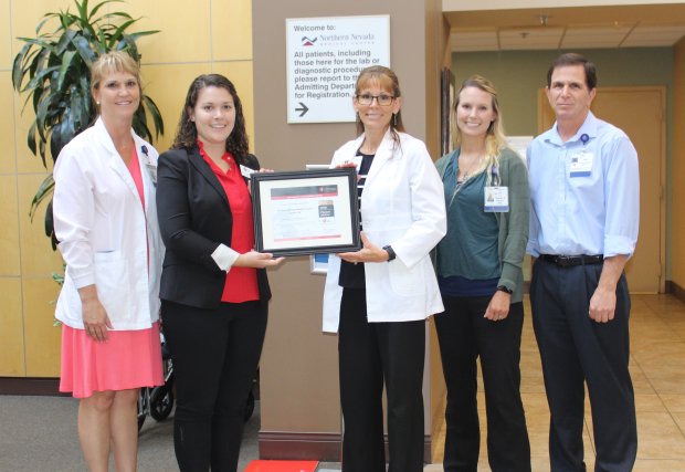 Northern Nevada Medical Center Receives Mission: Lifeline Gold Receiving Achievement Award