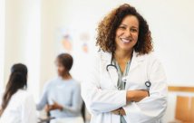 Doctor looking at the camera