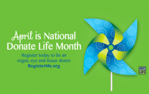 April is National Donate Life Month