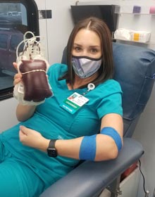 Taylor Forsmark First Donation
